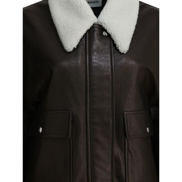 Khaite Women "Shellar" Leather Jacket - Picture 3 of 4
